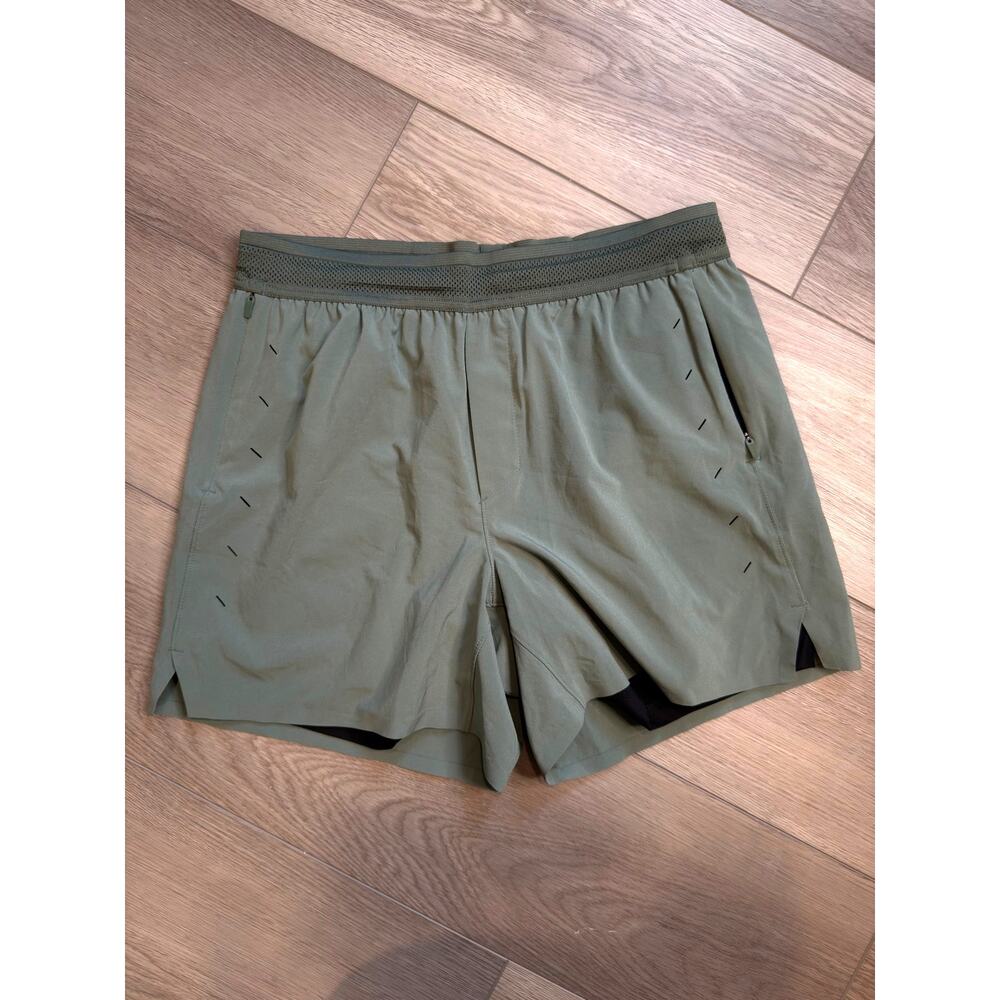 Ten Thousand Green Session 5" Lined Breathable Training Running Shorts NWOT S